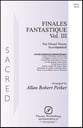 Finales Fantastique No. 3 SATB choral sheet music cover
